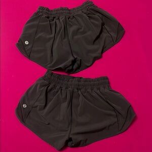lululemon athletica Women's Black Athletic Shorts